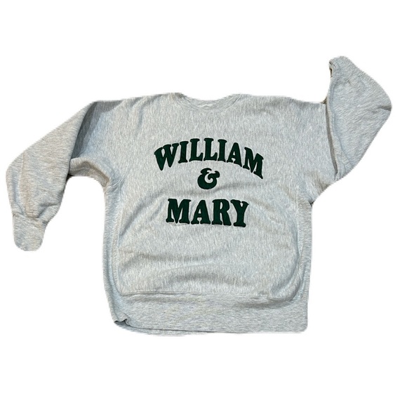 Champion Tops - Vintage 80s Champion Reverse Weave William & Mary Sweatshirt Made in USA XL